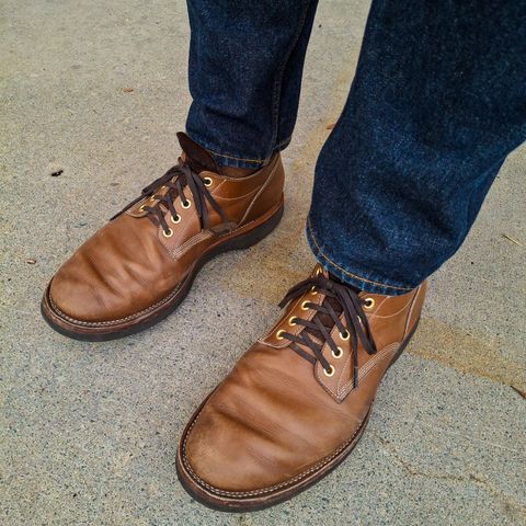 New River Boot Quade in Horween Dark Natural Latigo