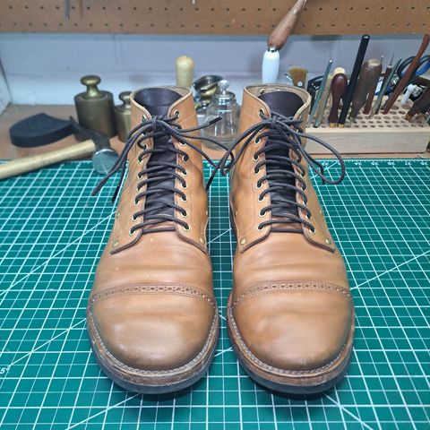 View photo of New River Boot BARKSDALE in Horween Moc Latigo