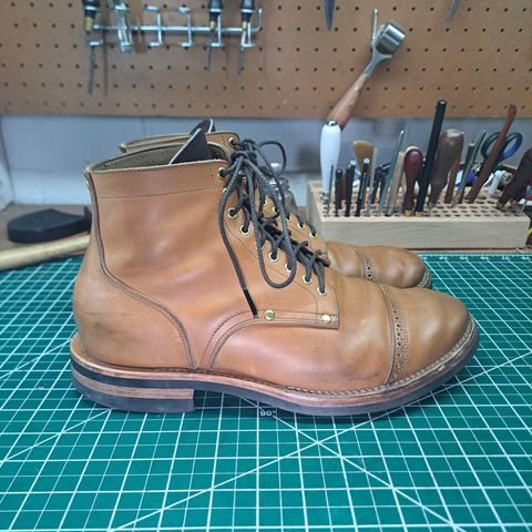 View photo of New River Boot BARKSDALE in Horween Moc Latigo