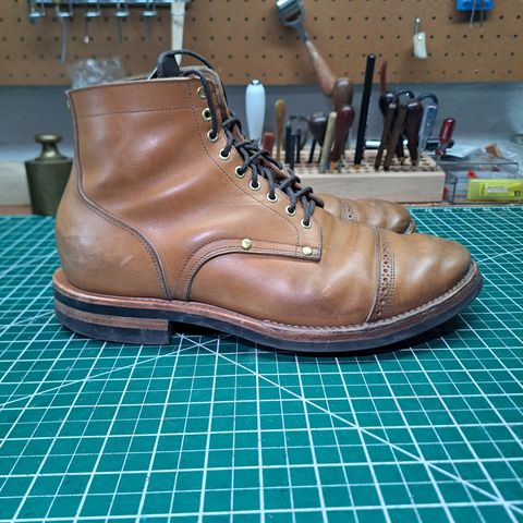 View photo of New River Boot BARKSDALE in Horween Moc Latigo