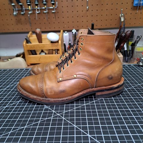 View photo of New River Boot BARKSDALE in Horween Moc Latigo