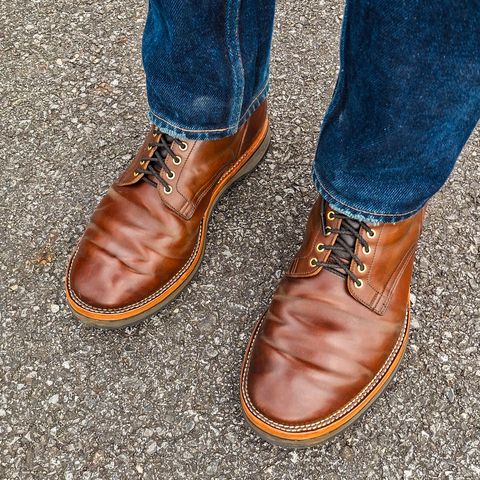 New River Boot BARKSDALE in Leder Ogawa Coffee Shell Cordovan
