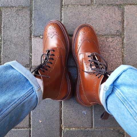 Tricker's Stow Country Boot in Marron Antique