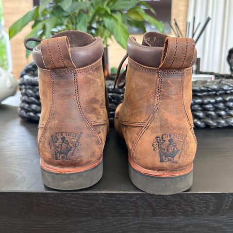 Jim Green Meander Moc Toe in Bronco Brown