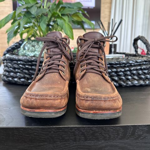 Jim Green Meander Moc Toe in Bronco Brown
