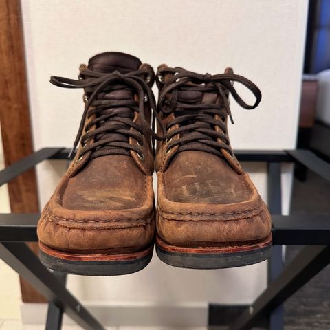 Jim Green Meander Moc Toe in Bronco Brown
