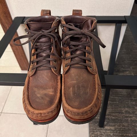 Jim Green Meander Moc Toe in Bronco Brown