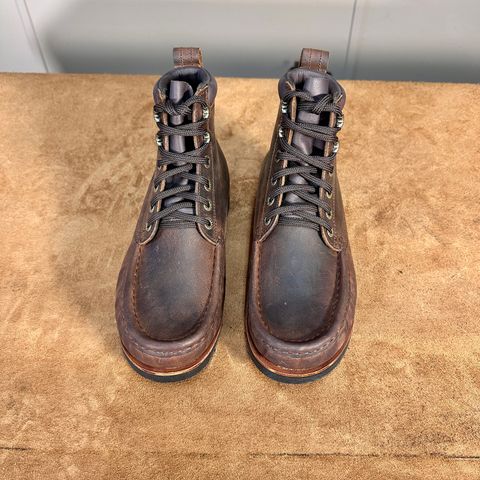 Jim Green Meander Moc Toe in Bronco Brown