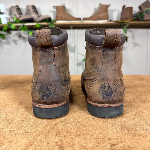 Jim Green Meander Moc Toe in Bronco Brown