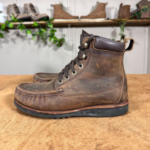Jim Green Meander Moc Toe in Bronco Brown