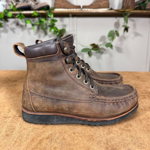 Jim Green Meander Moc Toe in Bronco Brown