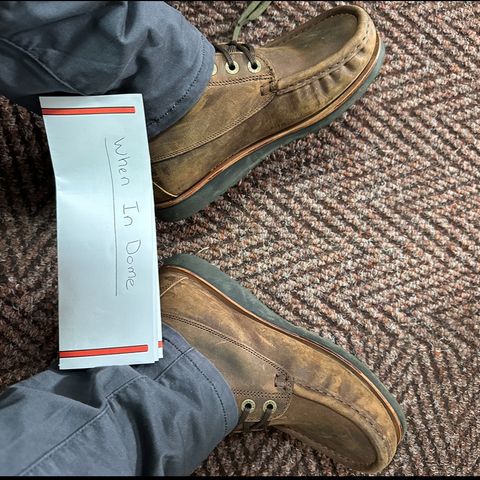 Jim Green Meander Moc Toe in Bronco Brown