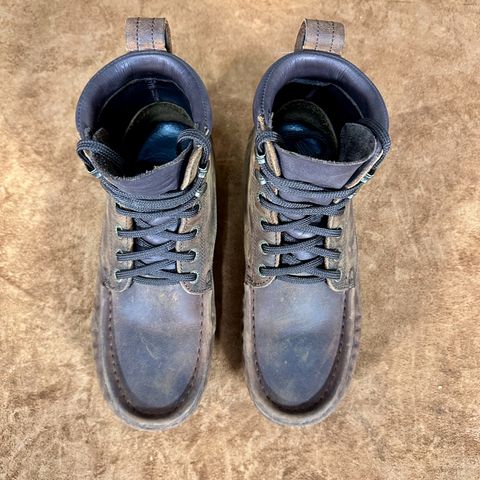 Jim Green Meander Moc Toe in Bronco Brown