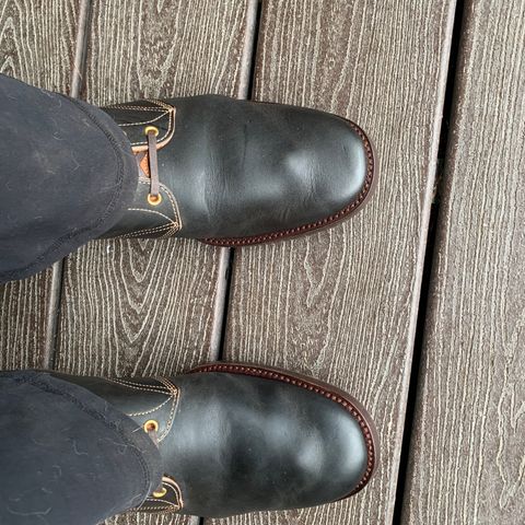 Clinch Hi-Liner in Wickett & Craig Black-Overdyed Latigo