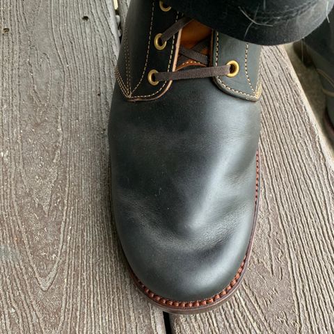 Clinch Hi-Liner in Wickett & Craig Black-Overdyed Latigo