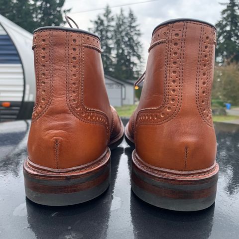 View photo of Allen Edmonds Hamilton in Walnut Calfskin