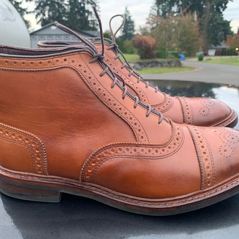 View photo of Allen Edmonds Hamilton in Walnut Calfskin