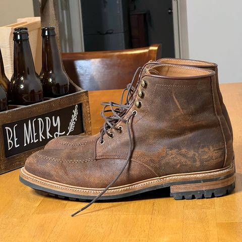 Parkhurst The Niagara in C.F. Stead Light Brown Waxy Commander Suede