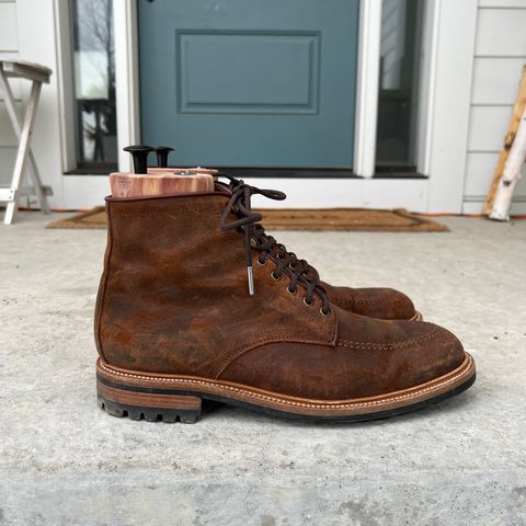Parkhurst The Niagara in C.F. Stead Light Brown Waxy Commander Suede