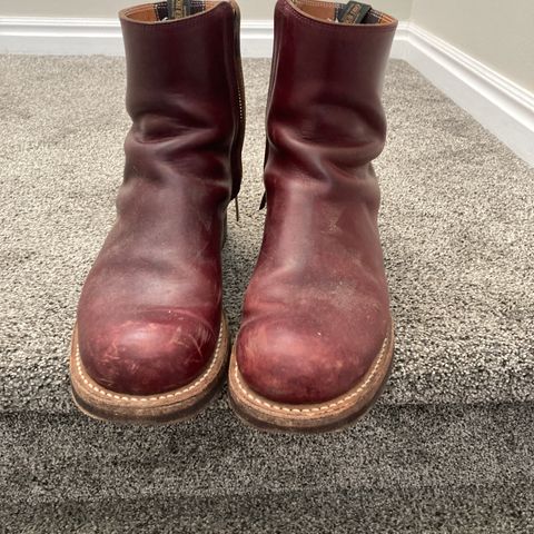 Search result thumbnail of Rolling Dub Trio Casper Boot in Horween Burgundy Chromexcel