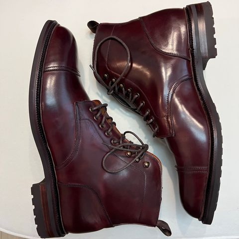 Meermin Jumper Boot in Burgundy Heritage Shell Cordovan