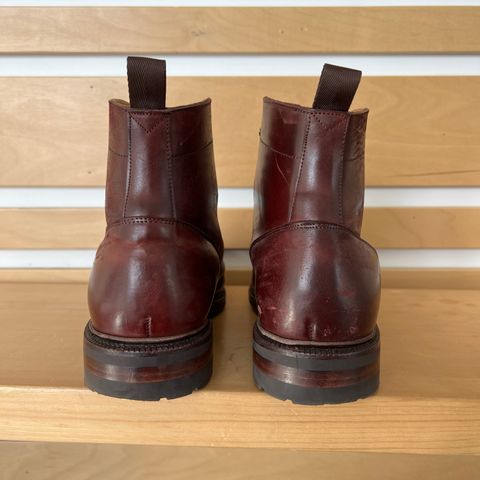 Meermin Jumper Boot in Burgundy Heritage Shell Cordovan