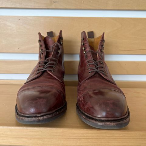 Meermin Jumper Boot in Burgundy Heritage Shell Cordovan