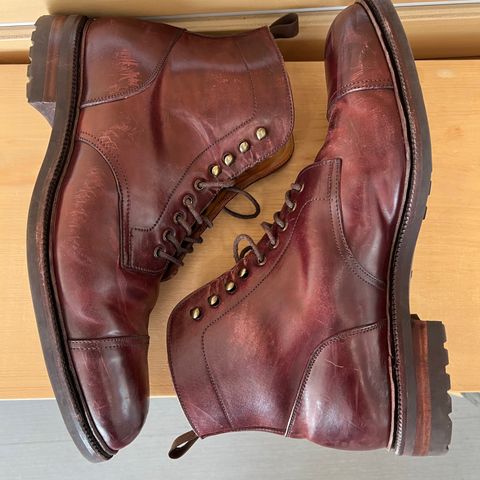 Meermin Jumper Boot in Burgundy Heritage Shell Cordovan