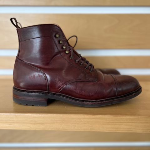 Meermin Jumper Boot in Burgundy Heritage Shell Cordovan