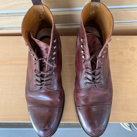 Meermin Jumper Boot in Burgundy Heritage Shell Cordovan