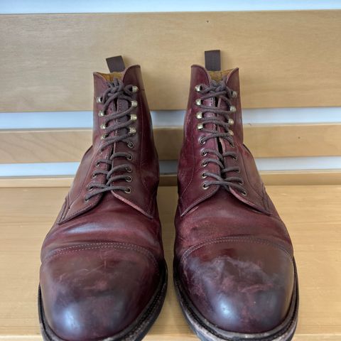 Meermin Jumper Boot in Burgundy Heritage Shell Cordovan