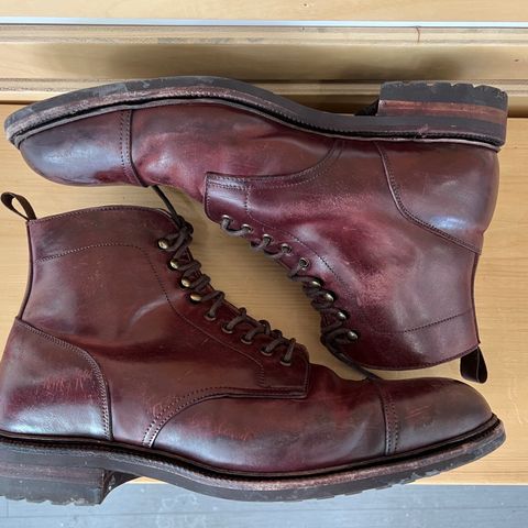Meermin Jumper Boot in Burgundy Heritage Shell Cordovan