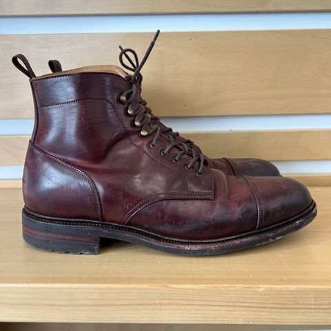 Meermin Jumper Boot in Burgundy Heritage Shell Cordovan