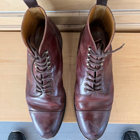 Meermin Jumper Boot in Burgundy Heritage Shell Cordovan