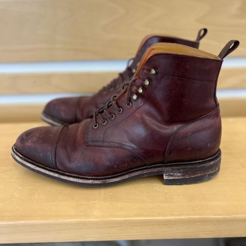 Meermin Jumper Boot in Burgundy Heritage Shell Cordovan