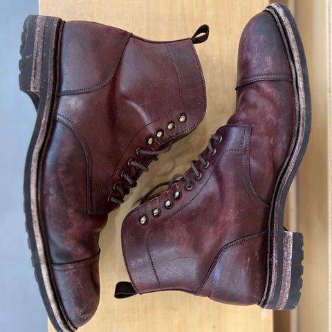 Meermin Jumper Boot in Burgundy Heritage Shell Cordovan