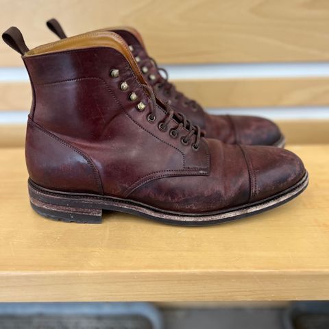 Meermin Jumper Boot in Burgundy Heritage Shell Cordovan