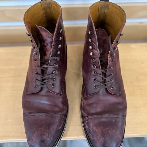Meermin Jumper Boot in Burgundy Heritage Shell Cordovan