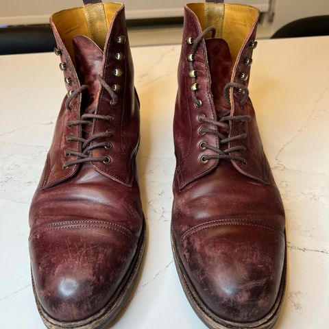 Meermin Jumper Boot in Burgundy Heritage Shell Cordovan