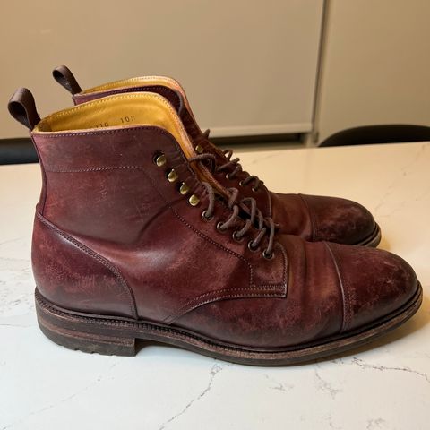Meermin Jumper Boot in Burgundy Heritage Shell Cordovan