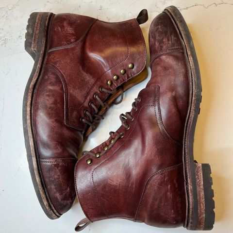 Meermin Jumper Boot in Burgundy Heritage Shell Cordovan