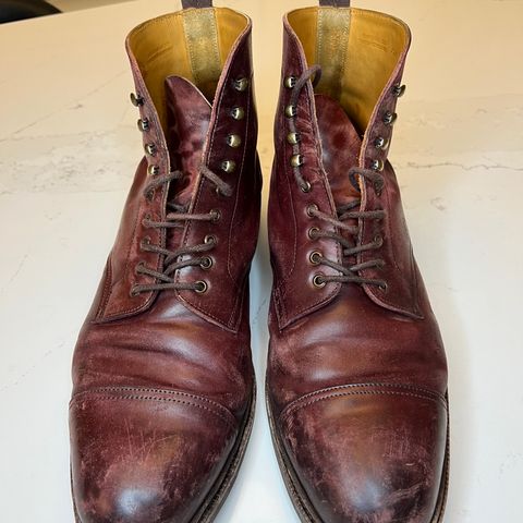Meermin Jumper Boot in Burgundy Heritage Shell Cordovan