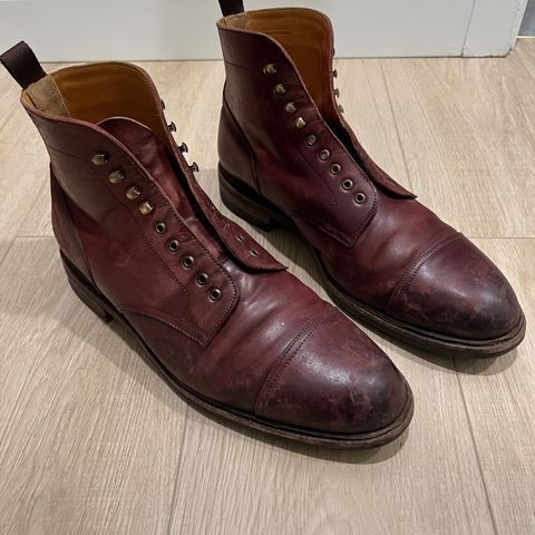 Meermin Jumper Boot in Burgundy Heritage Shell Cordovan