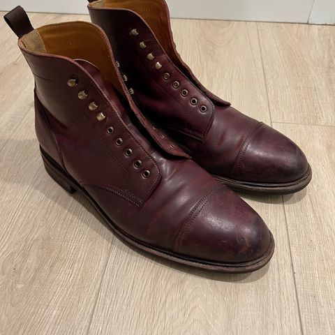 Meermin Jumper Boot in Burgundy Heritage Shell Cordovan