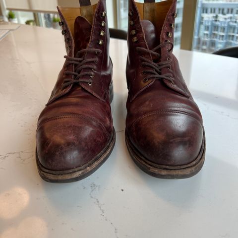 Meermin Jumper Boot in Burgundy Heritage Shell Cordovan