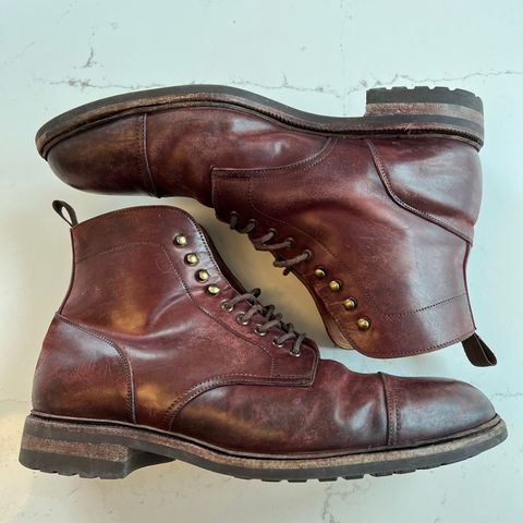 Meermin Jumper Boot in Burgundy Heritage Shell Cordovan