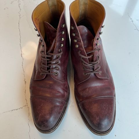 Meermin Jumper Boot in Burgundy Heritage Shell Cordovan