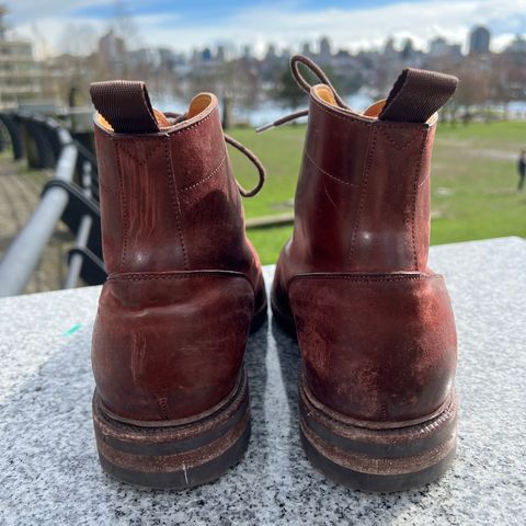 Meermin Jumper Boot in Burgundy Heritage Shell Cordovan