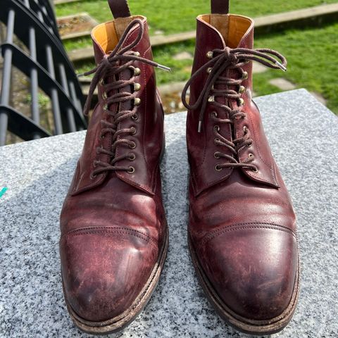 Meermin Jumper Boot in Burgundy Heritage Shell Cordovan