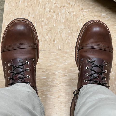 View photo of Red Wing Iron Ranger in S.B. Foot Amber Harness